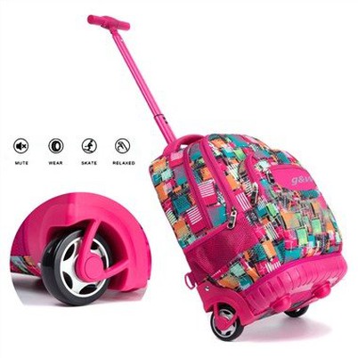 বাচ্চাদের জন্য ট্রলি সহ স্কুল ব্যাগ